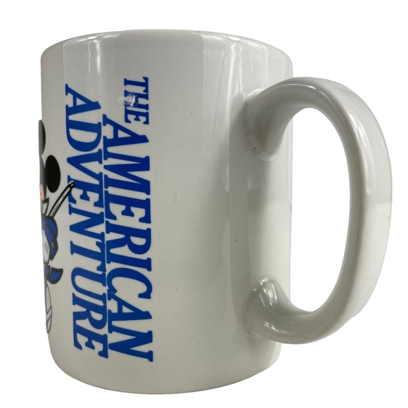 Vintage Disney Epcot Center World Adventure Mickey Mouse Patriotic Coffee Mug HF - Picture 7 of 11